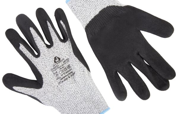 JCN051 Промышленные трикотажные перчатки для защиты от порезов (5 класс)