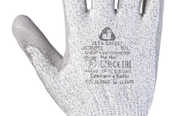 JCP051 Промышленные трикотажные перчатки для защиты от порезов (5 класс)