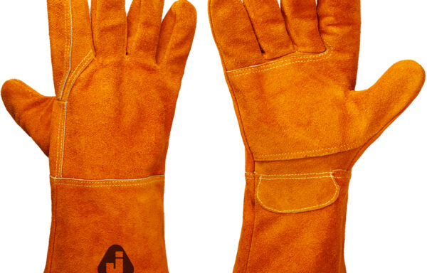 JWK201 Ferrus Light  Перчатки сварщика Jeta Safety с крагой из спилковой кожи без подкладки, с дополнительной накладкой на ладони